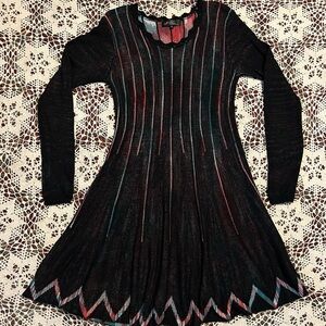 Nicole Sabbattini Multicolor Knit Dress